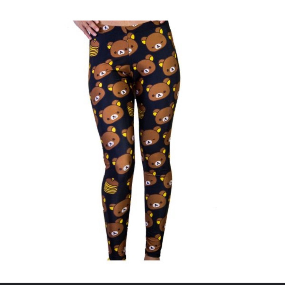 Japan LA For Rilakkuma Bear Pancake Leggings!
